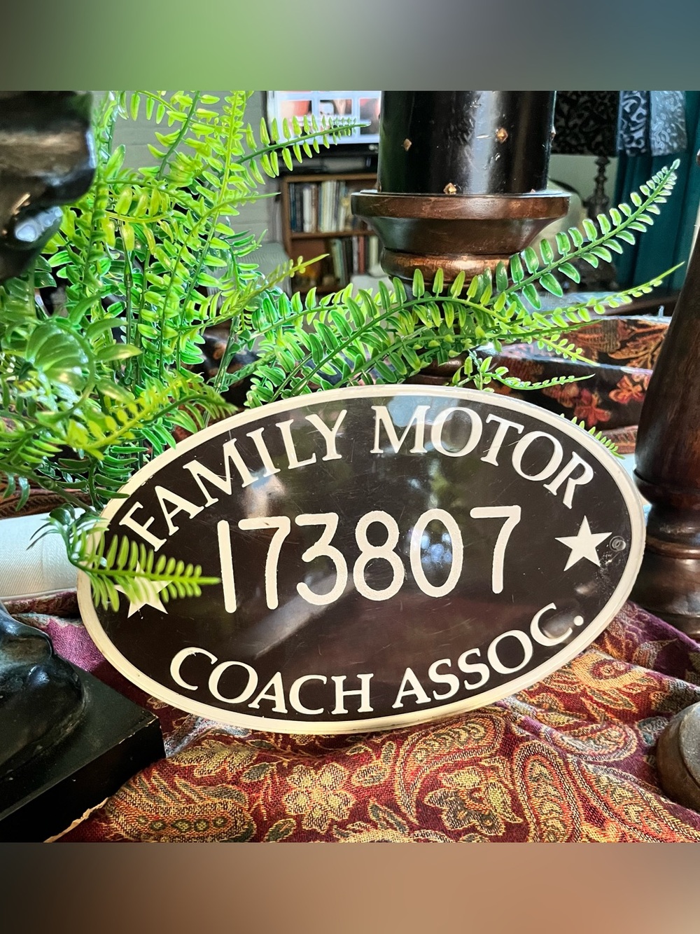 Family Motor Coach Plaque RV